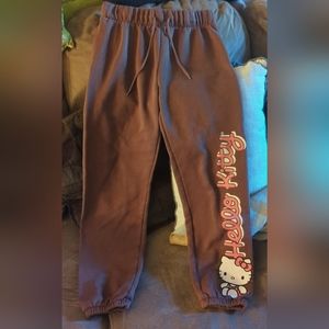 Sanrio hello kitty sweatpants fits XS 26 waist like new outgrew